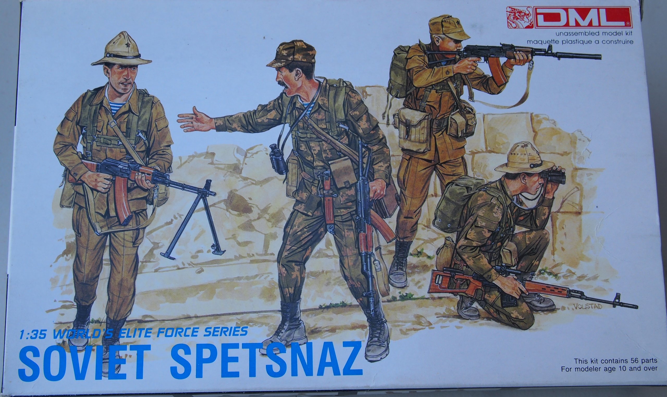 Amazon.co.jp: ドラゴン 1/35 3002 ソビエト特殊任務隊 スペツナズ